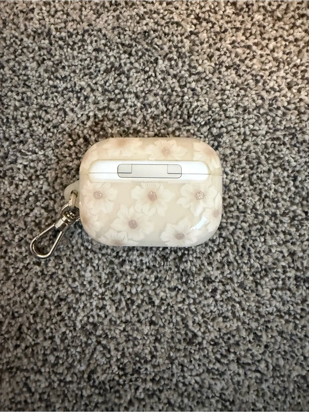 kate spade Cream Floral AirPods Pro Case with Clip